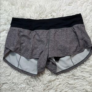 Lululemon Speed Up Short *2.5" Heather Lux Multi Black / Black